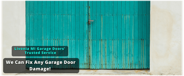 Garage Door Off Track In Livonia MI